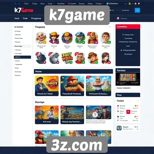 Avaliação da interface do usuário do site k7game