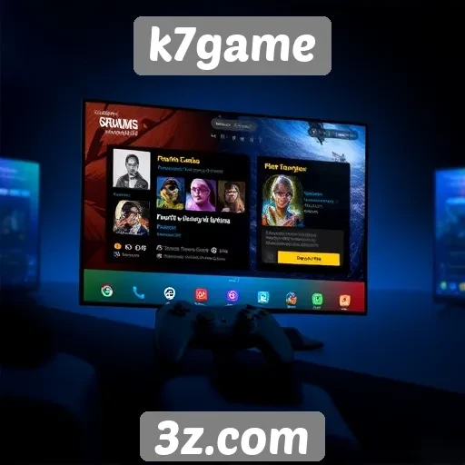 destaques da interface de usuário no k7game